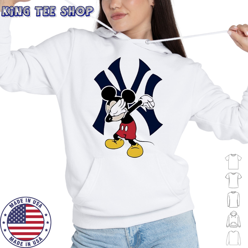 New York Yankees Baseball Dabbing Mickey Disney shirt Hoodie