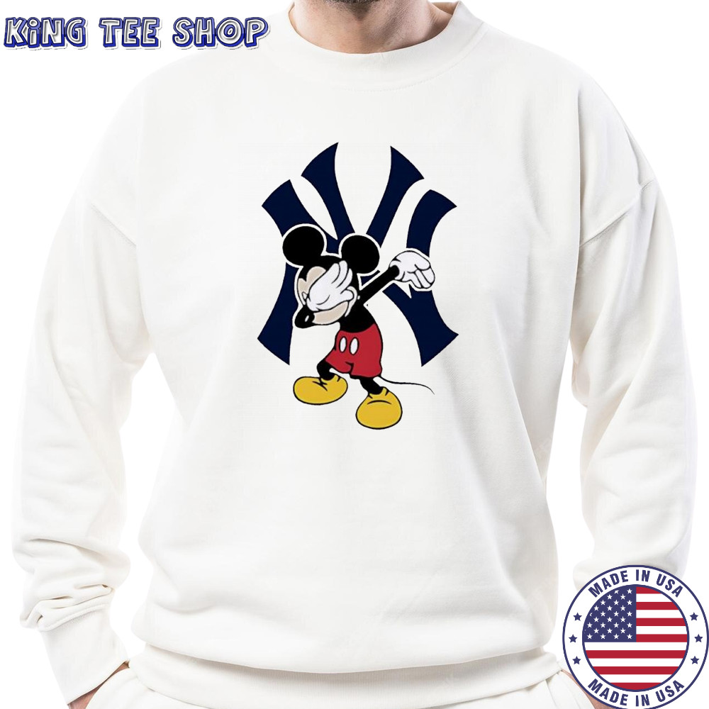 New York Yankees Baseball Dabbing Mickey Disney shirt Sweatshirt