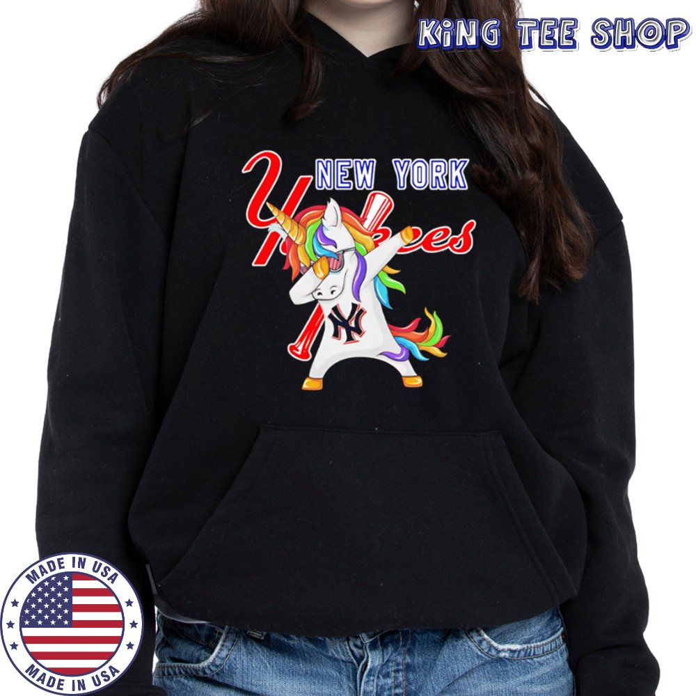 New York Yankees Baseball Unicorn Dabbing Funny shirt Hoodie