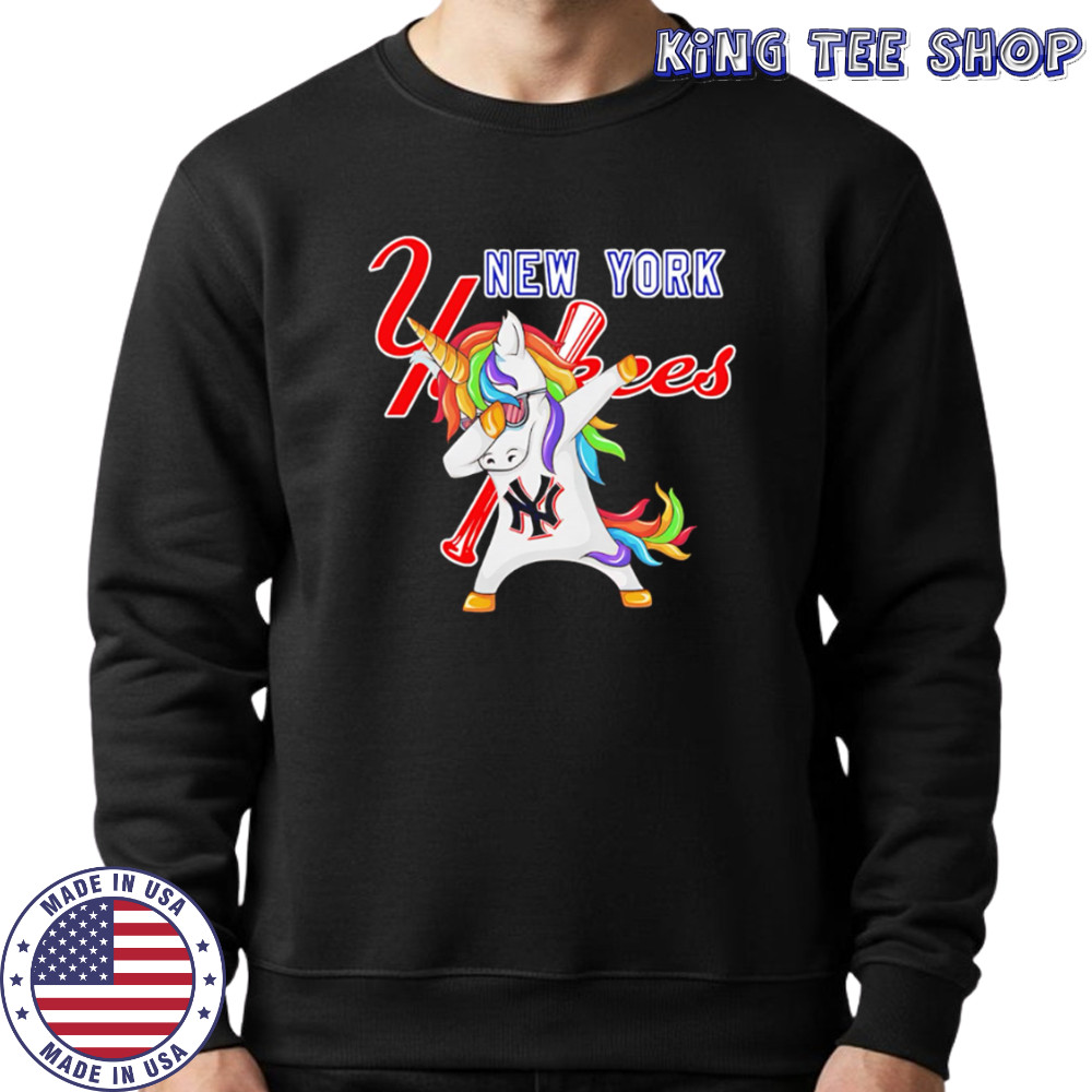 New York Yankees Baseball Unicorn Dabbing Funny shirt Sweatshirt