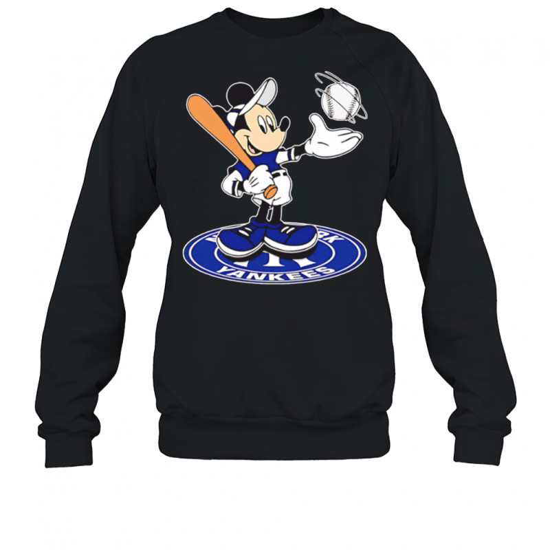 New York Yankees Cheerful Mickey Disney shirt Sweatshirt