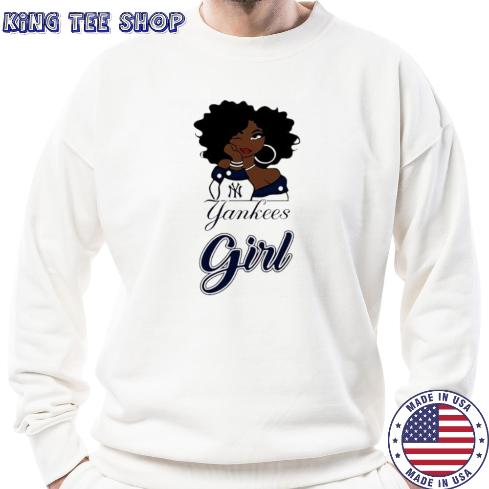 New York Yankees Girl cartoon shirt Sweatshirt