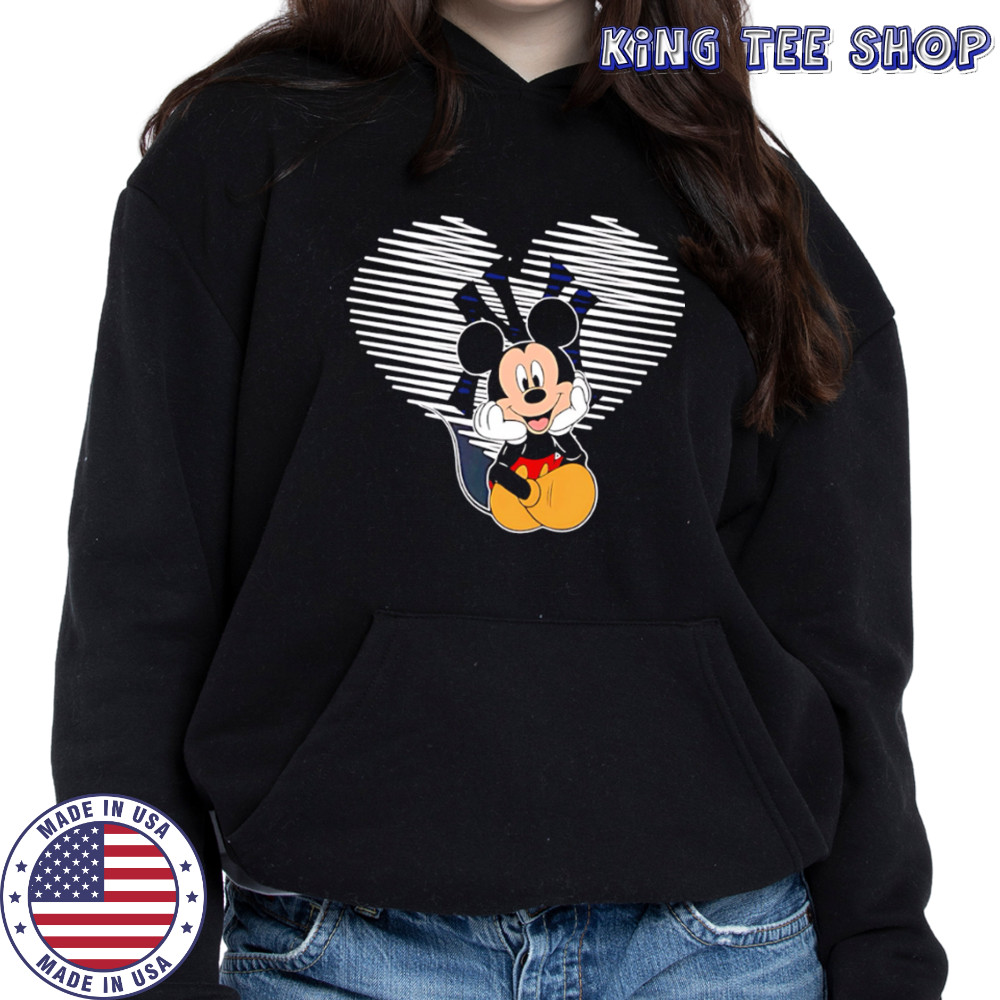 New York Yankees Mickey Mouse Love Yankees Baseball shirt Hoodie
