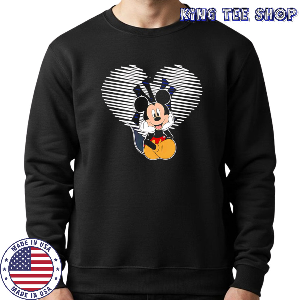 New York Yankees Mickey Mouse Love Yankees Baseball shirt Sweatshirt