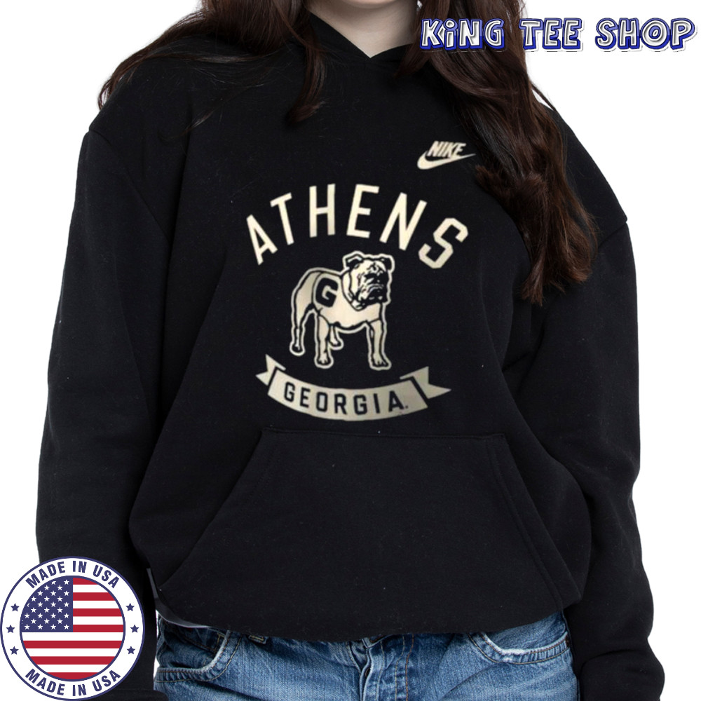 Nike Black Georgia Bulldogs Fashion Hometown Legend Dri FIT T Shirt Hoodie