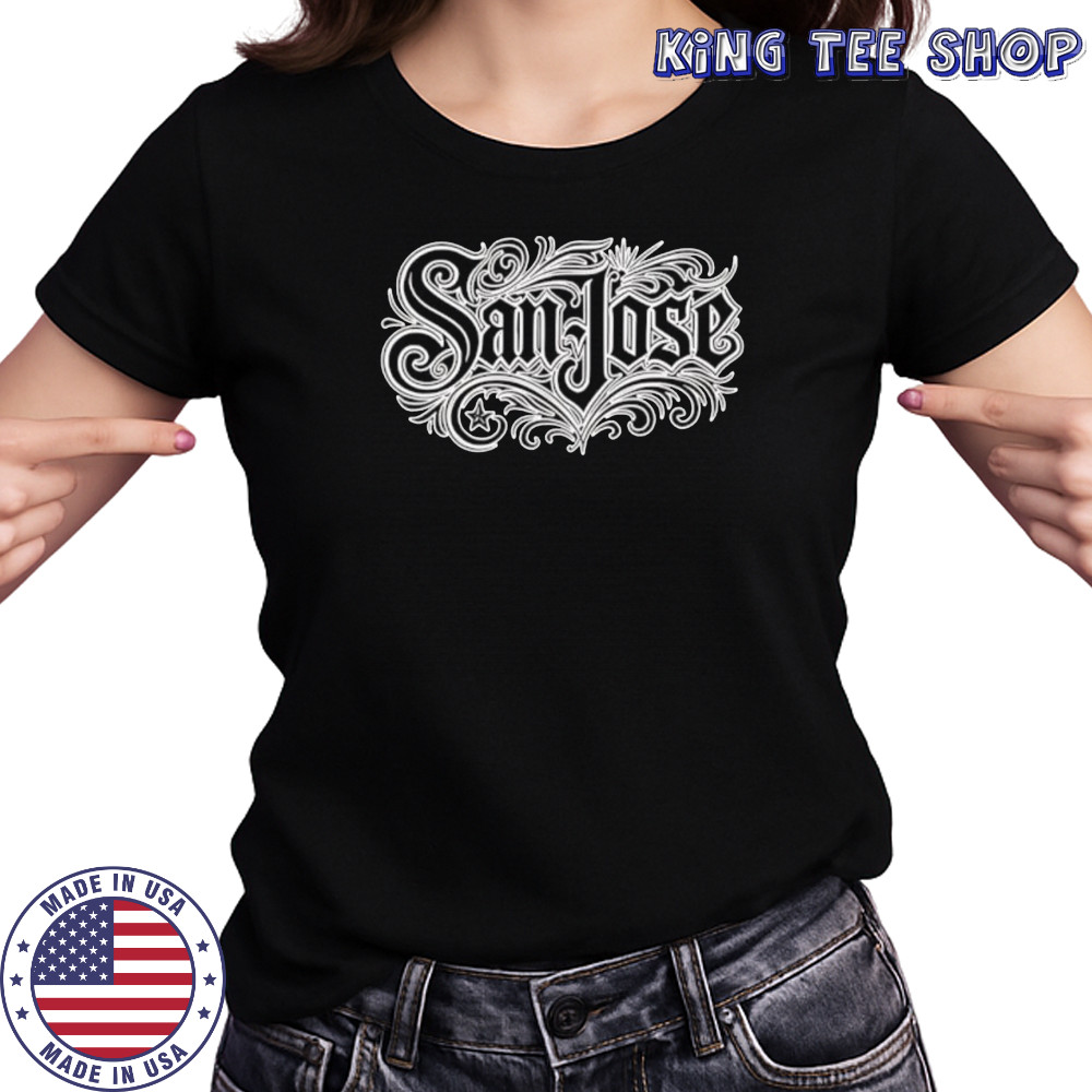 San Jose black art shirt Women's T-shirt