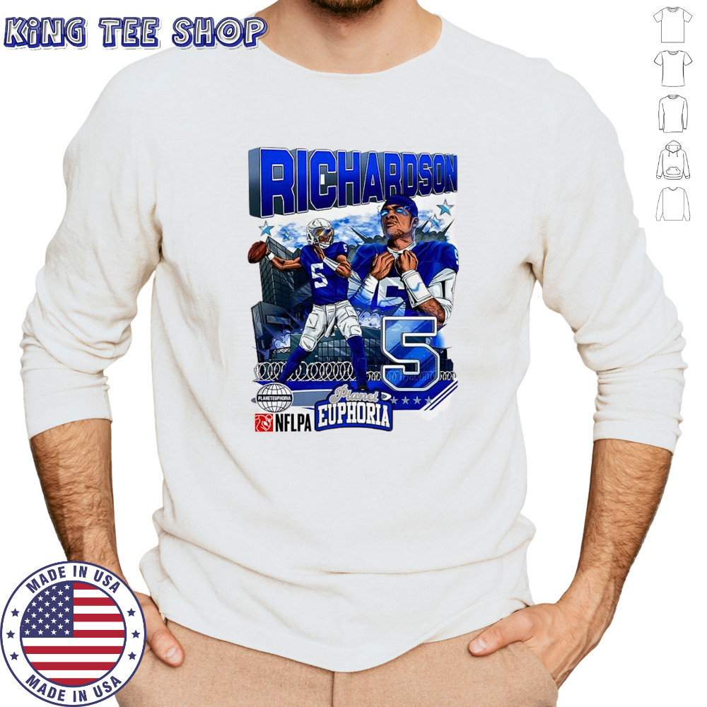 Anthony Richardson Sr. #5 Indianapolis Colt comic shirt Long Sleeved