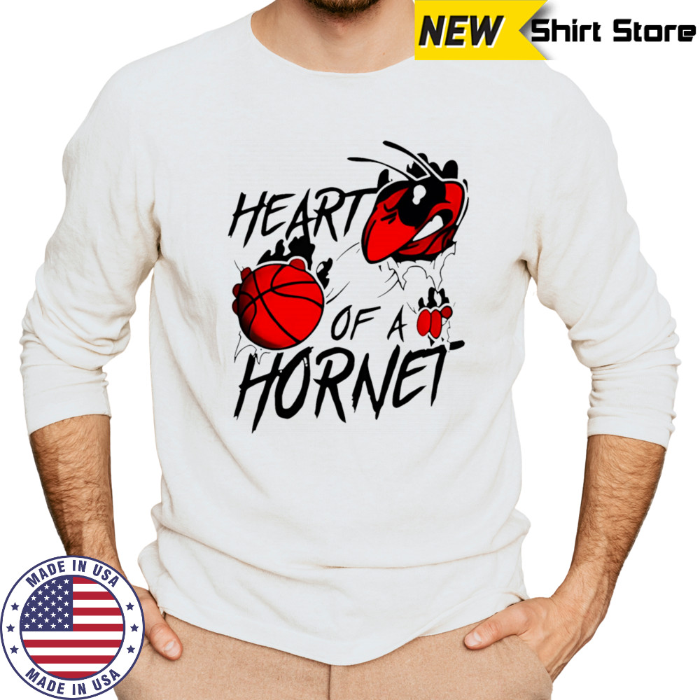 Charlotte Hornets heart of a hornet shirt Long Sleeved