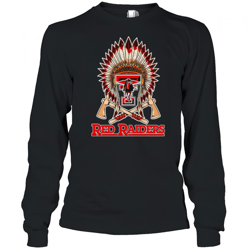 Chief headdress Texas Tech Red Raiders shirt Long Sleeved