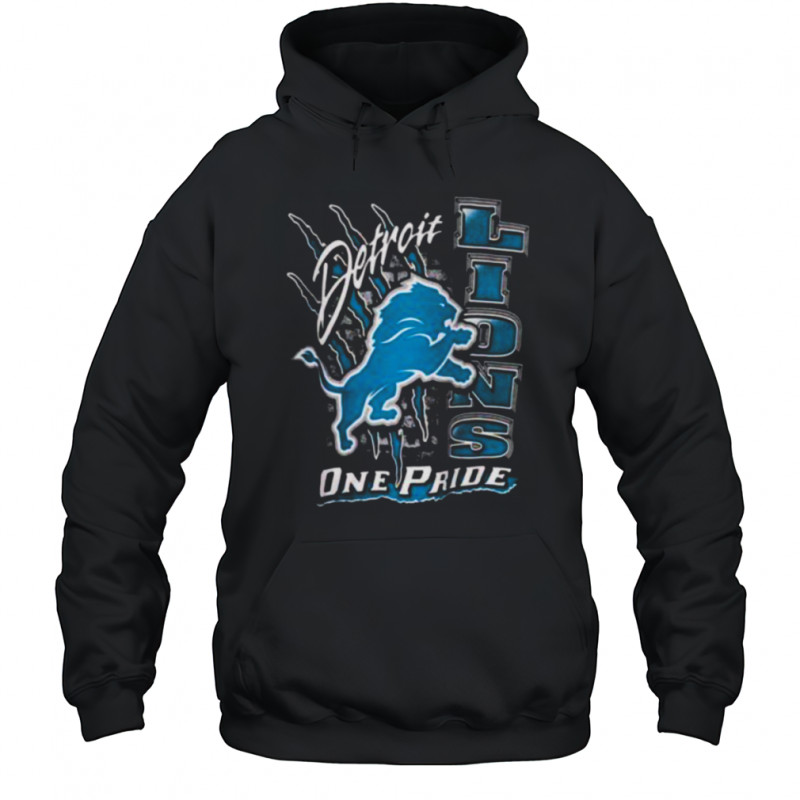 Detroit Lions One Pride Vintage Shirt Hoodie
