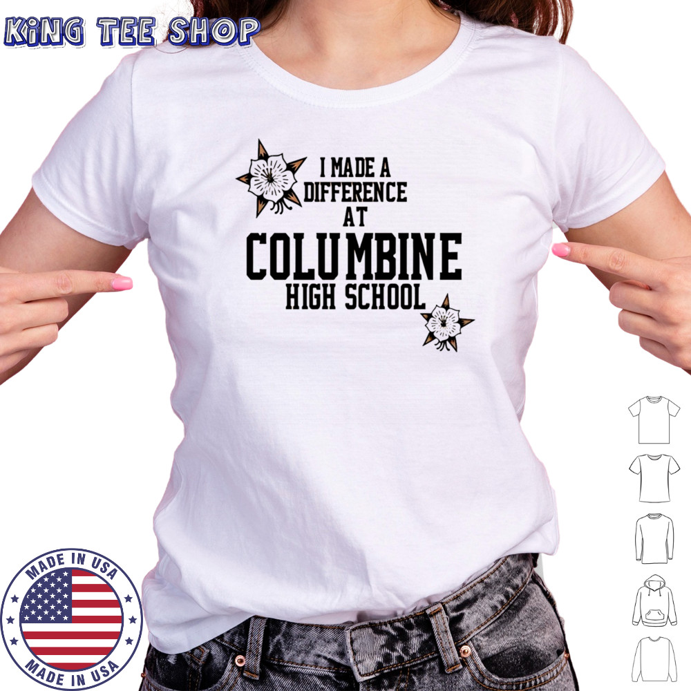I made a difference at Columbine high school shirt Women's T-shirt