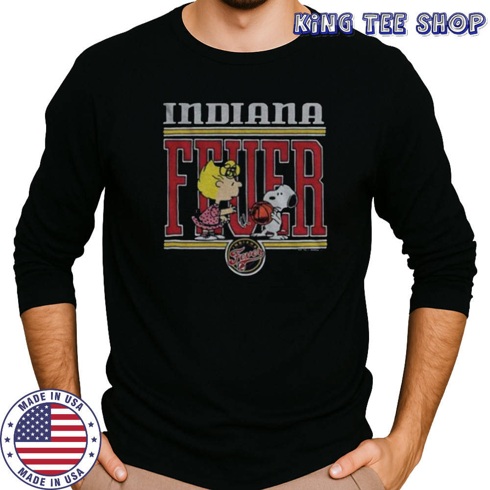 Peanuts Sally Snoopy Indiana Fever WNBA Basketball shirt Long Sleeved