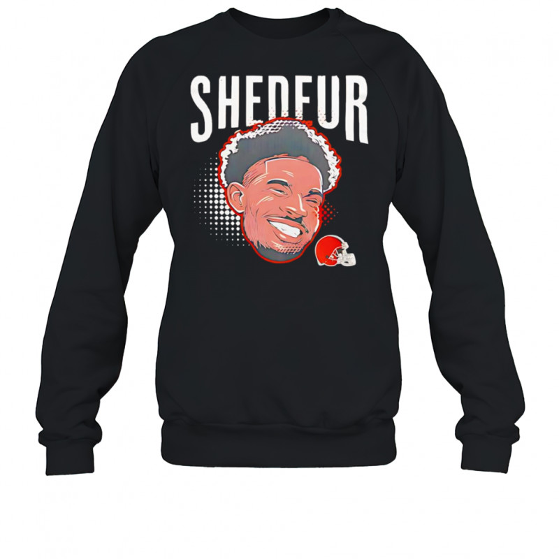Shedeur Sanders Brown Cleveland Browns graphic shirt Sweatshirt