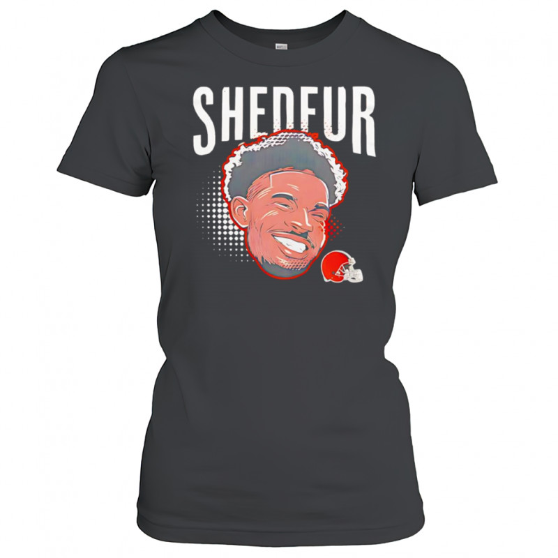 Shedeur Sanders Brown Cleveland Browns graphic shirt Women's T-shirt