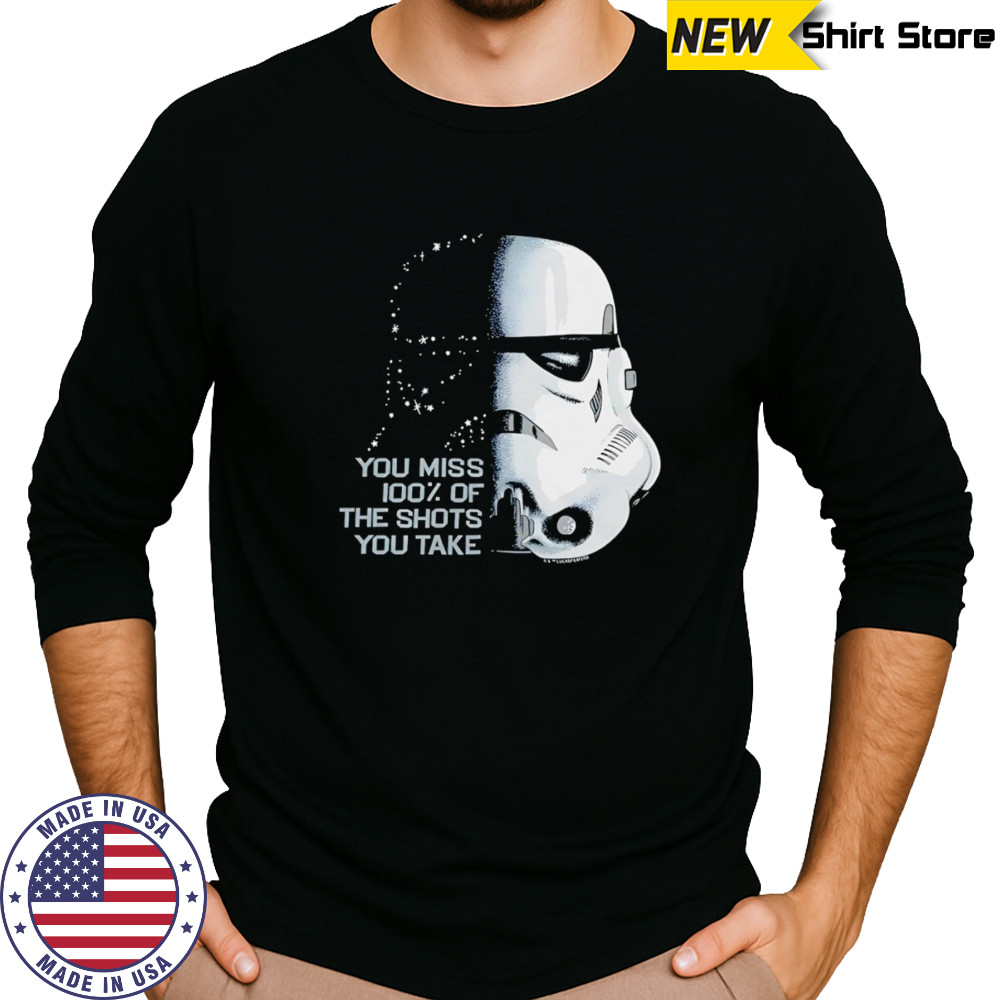 Star Wars you miss 100 of the shots you take shirt Long Sleeved