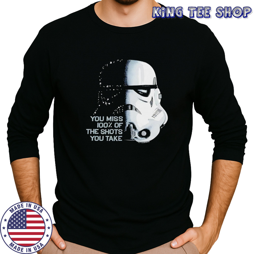 Star Wars you miss 100 of the shots you take shirt Long Sleeved