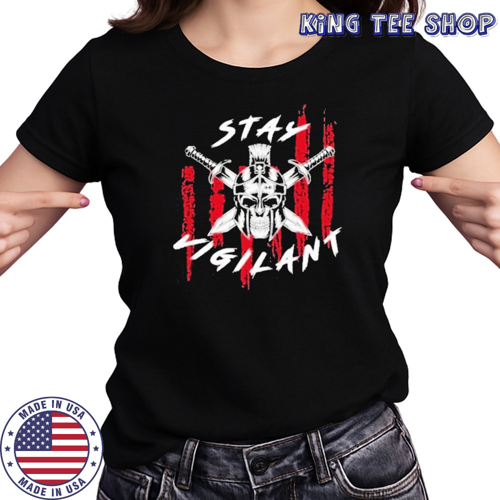 Stay Vigilant Skull Swords T-Shirt Women's T-shirt