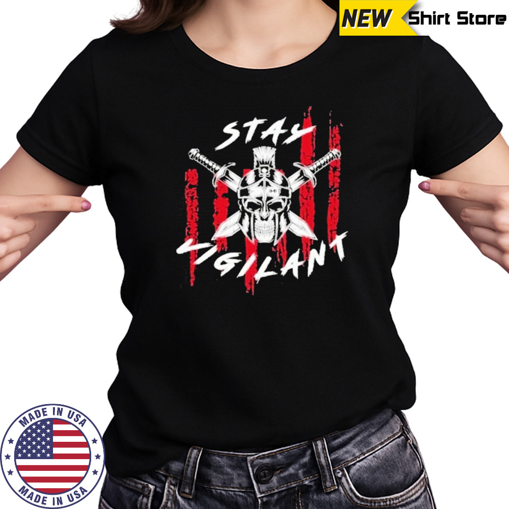 Stay Vigilant Skull Swords T-Shirt Women's T-shirt