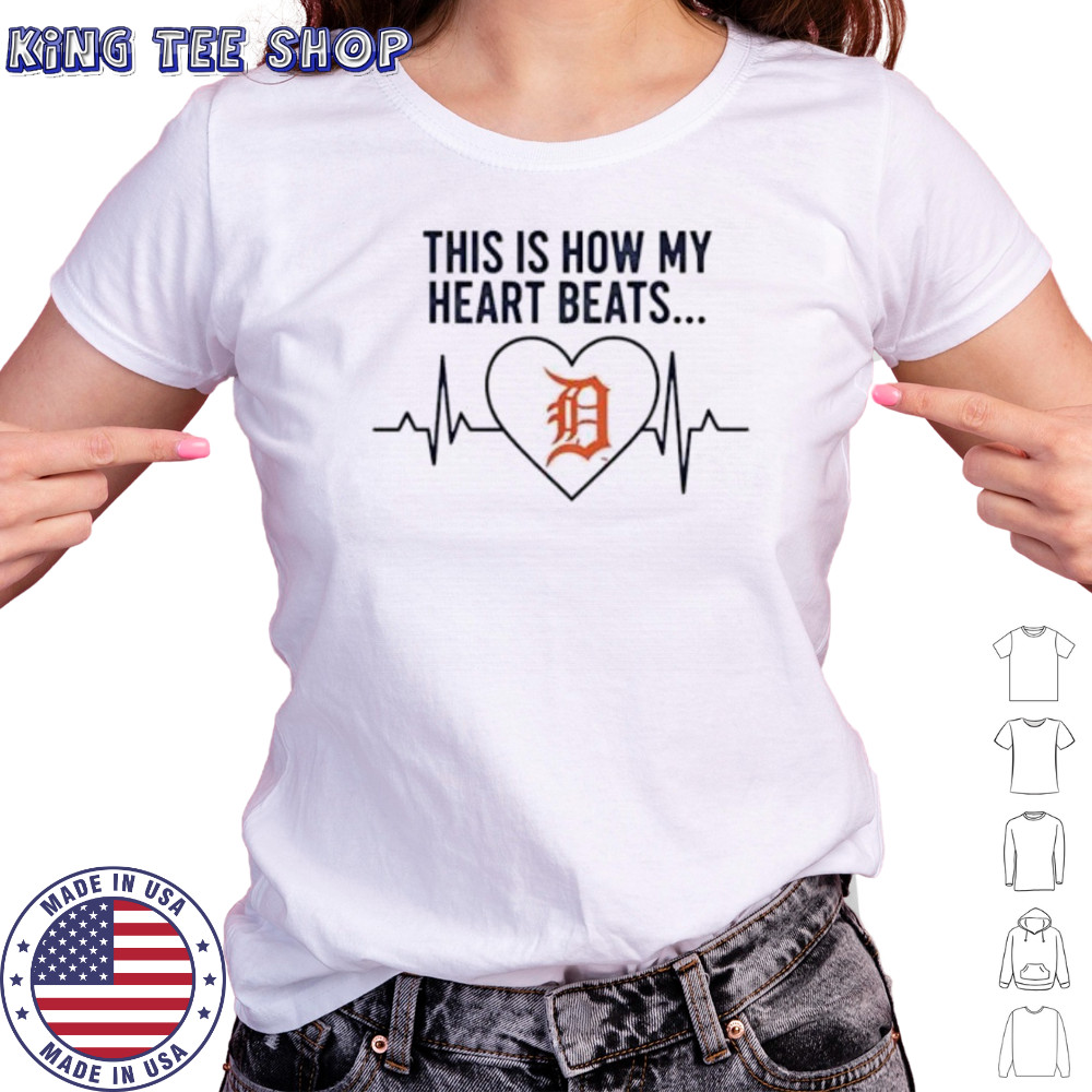 This is How My Heart Beats Detroit Tigers shirt Women's T-shirt