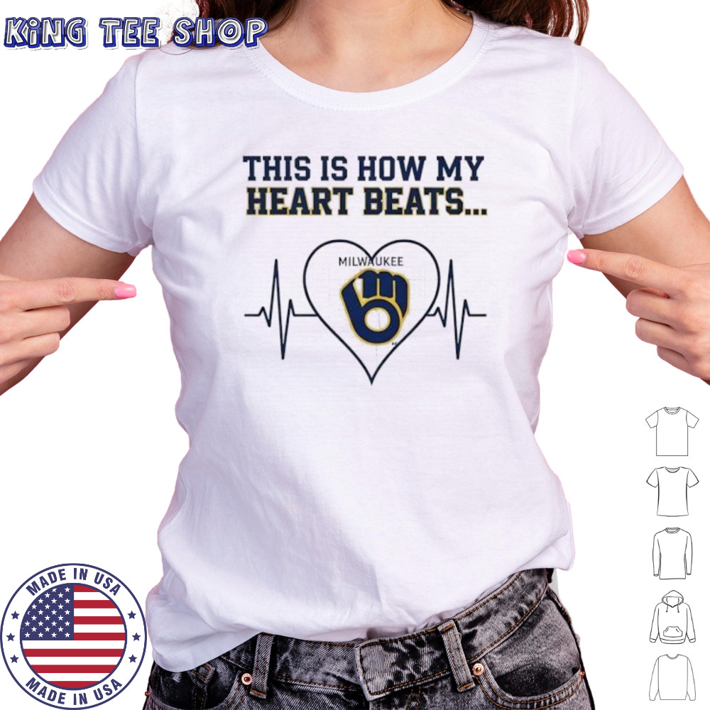 This is How My Heart Beats Milwaukee Brewers shirt Women's T-shirt