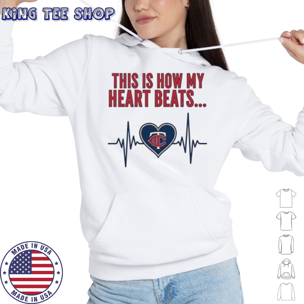 This is How My Heart Beats Minnesota Twins shirt Hoodie