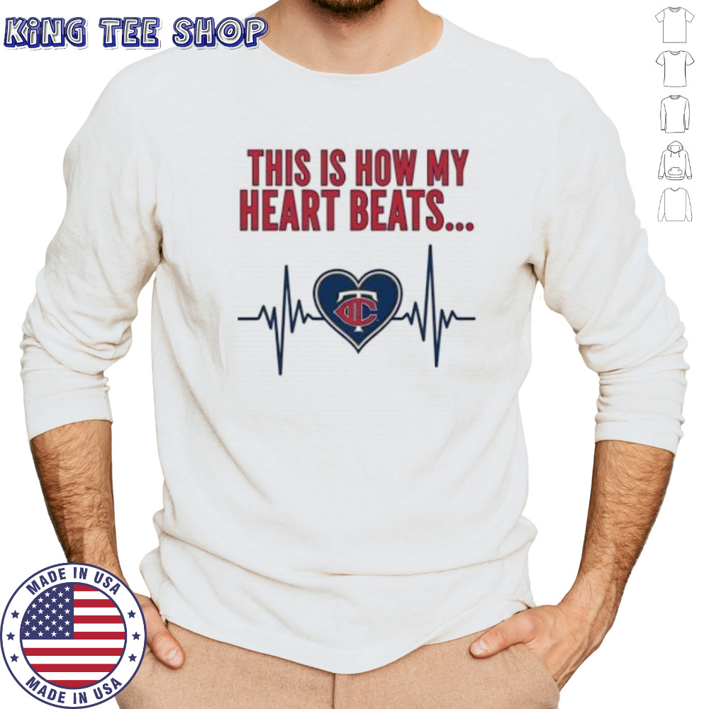 This is How My Heart Beats Minnesota Twins shirt Long Sleeved