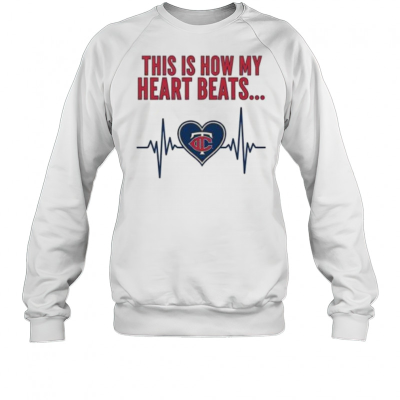This is How My Heart Beats Minnesota Twins shirt Sweatshirt
