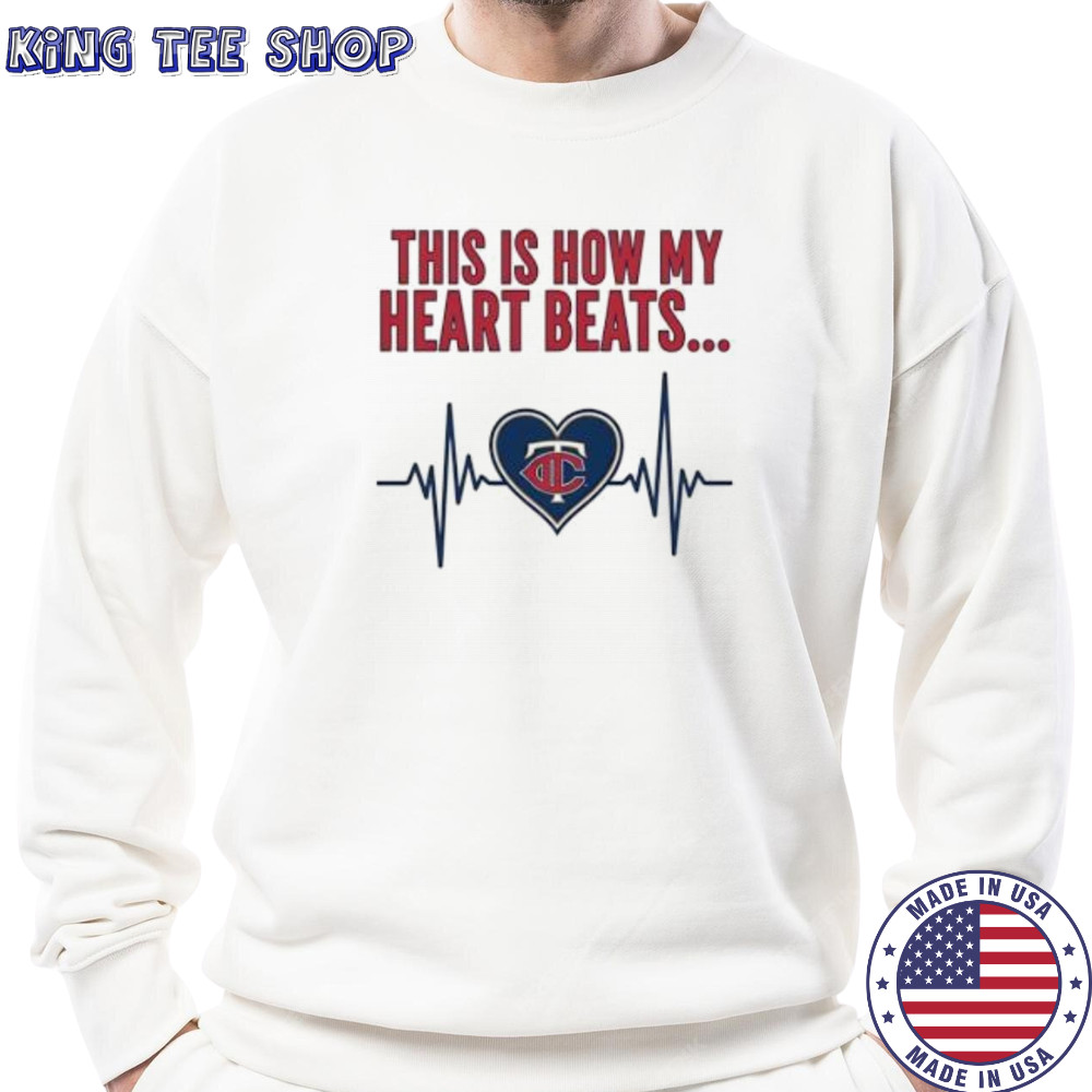 This is How My Heart Beats Minnesota Twins shirt Sweatshirt