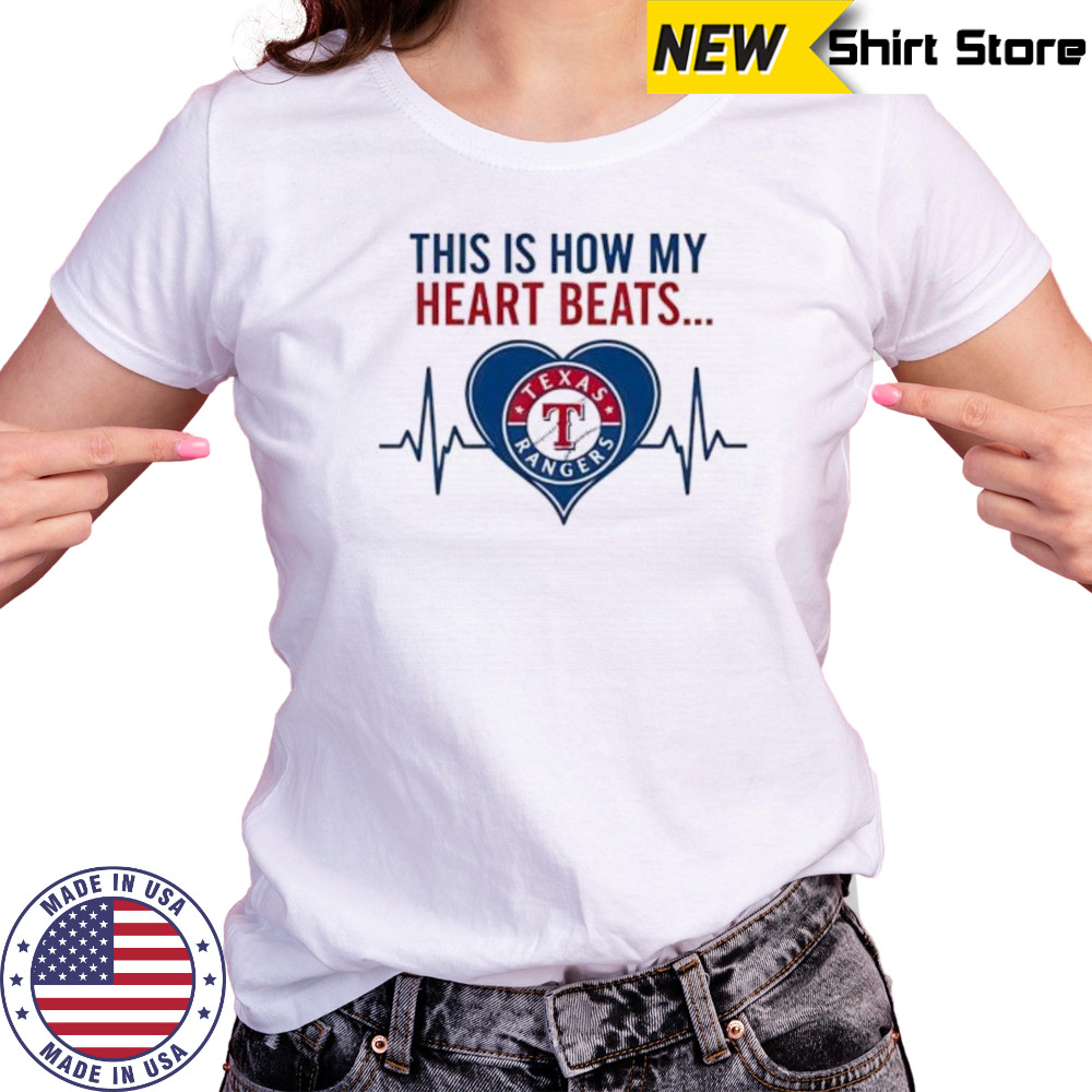 This is How My Heart Beats Texas Rangers shirt Women's T-shirt