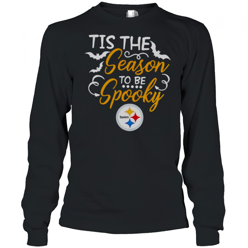 Tis The Season To Be Spooky Pittsburgh Steelers T-Shirt Long Sleeved
