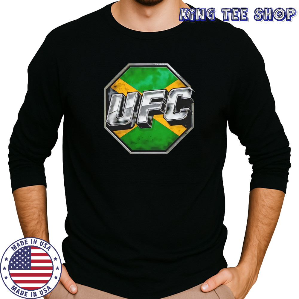 UFC 3D Bold Jamaica flag vintage shirt Long Sleeved