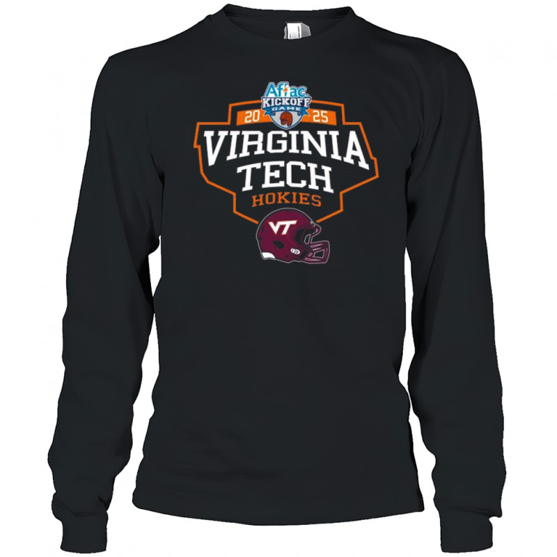 Virginia Tech Hokies 2025 Aflac Kickoff Game 2 Shirt Long Sleeved