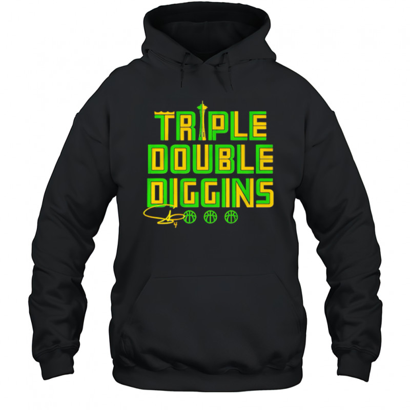 WNBA Seattle Storm Skylar Diggins Triple Double Diggins signature shirt Hoodie