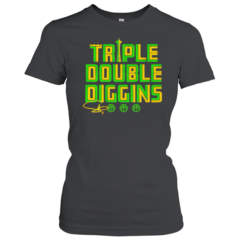 WNBA Seattle Storm Skylar Diggins Triple Double Diggins signature shirt Women's T-shirt