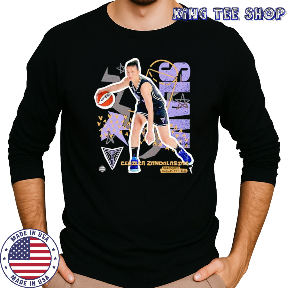 WSLAM Golden State Valkyries Cecilia Zandalasini shirt Long Sleeved