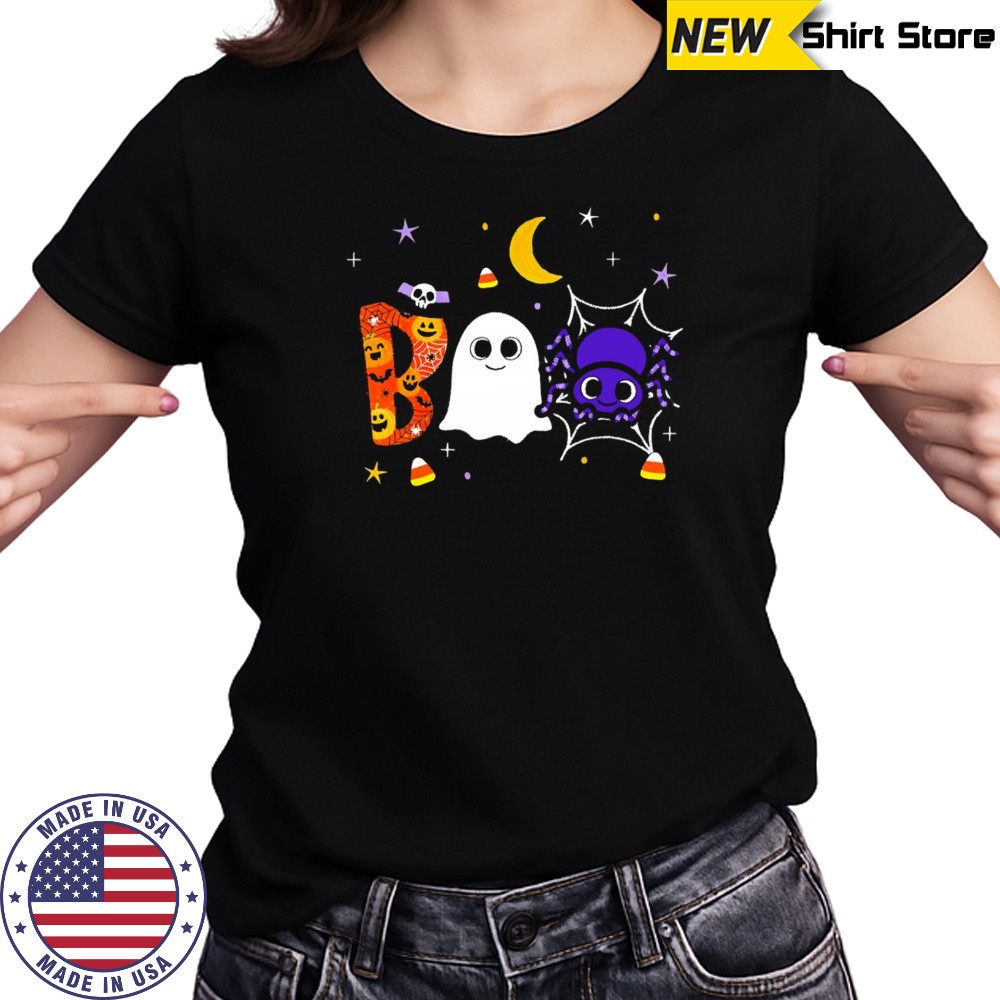 Boo spooky Halloween 2025 shirt Women's T-shirt