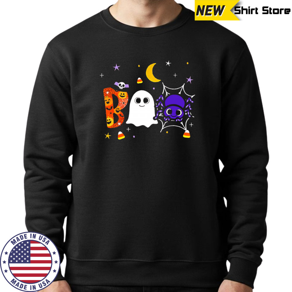 Boo spooky Halloween 2025 shirt Sweatshirt