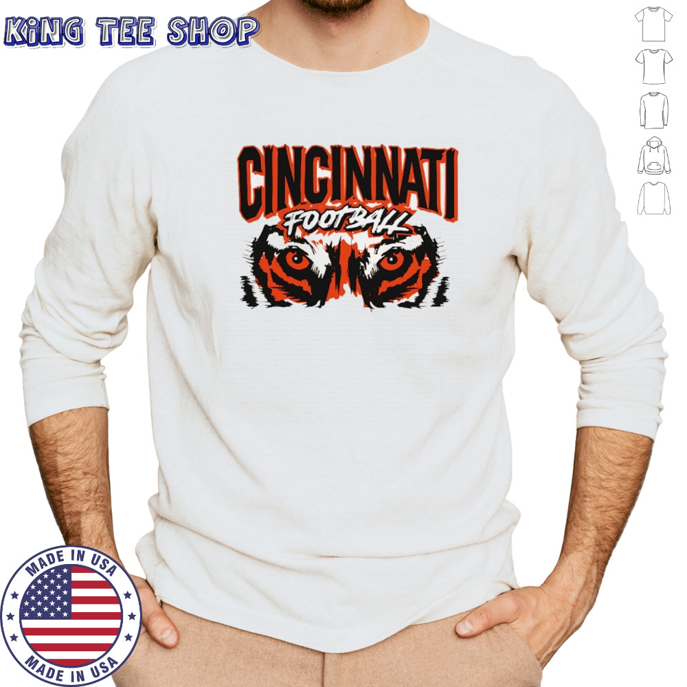 Cincinnati football retro logo shirt Long Sleeved