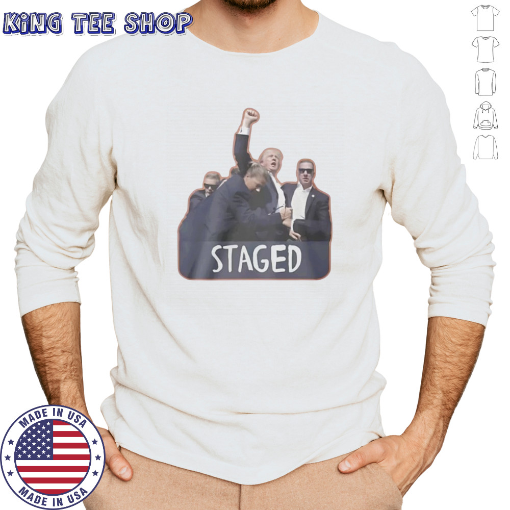 Donald Trump staged I’m still here shirt Long Sleeved