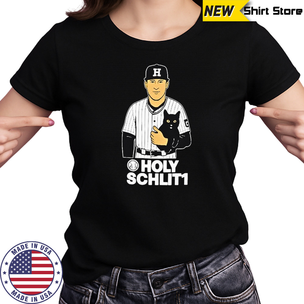 Drew Schlittler holy Schlit1 baseball cat shirt Women's T-shirt
