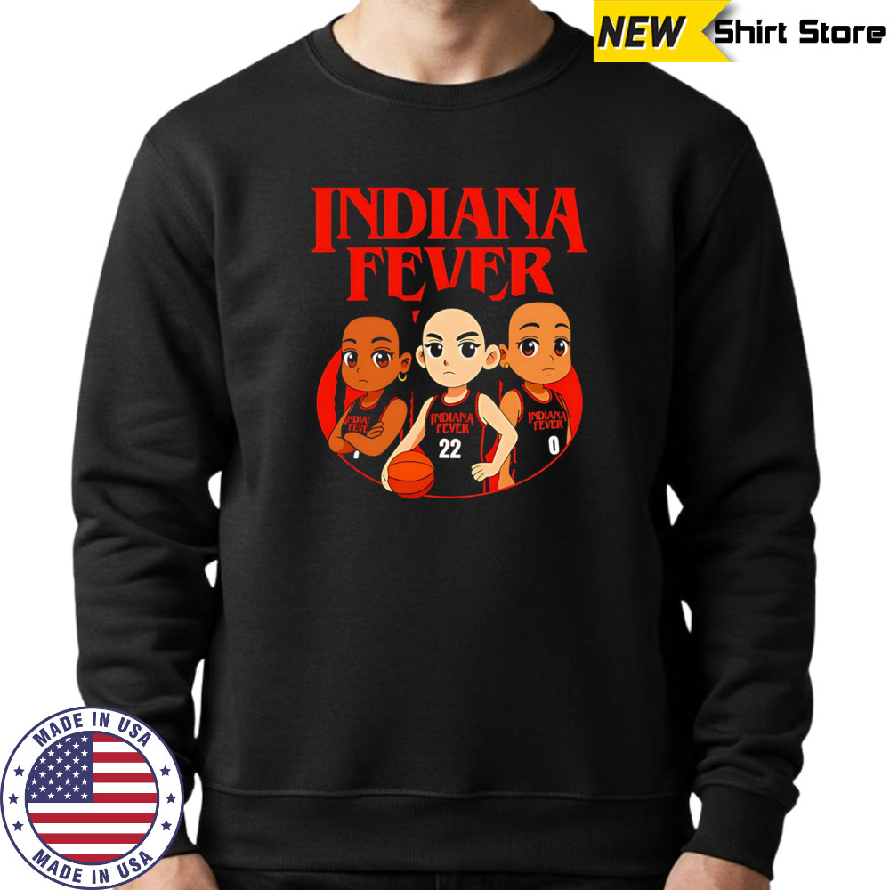 Indiana Fever stranger things WNBA cartoon shirt Sweatshirt