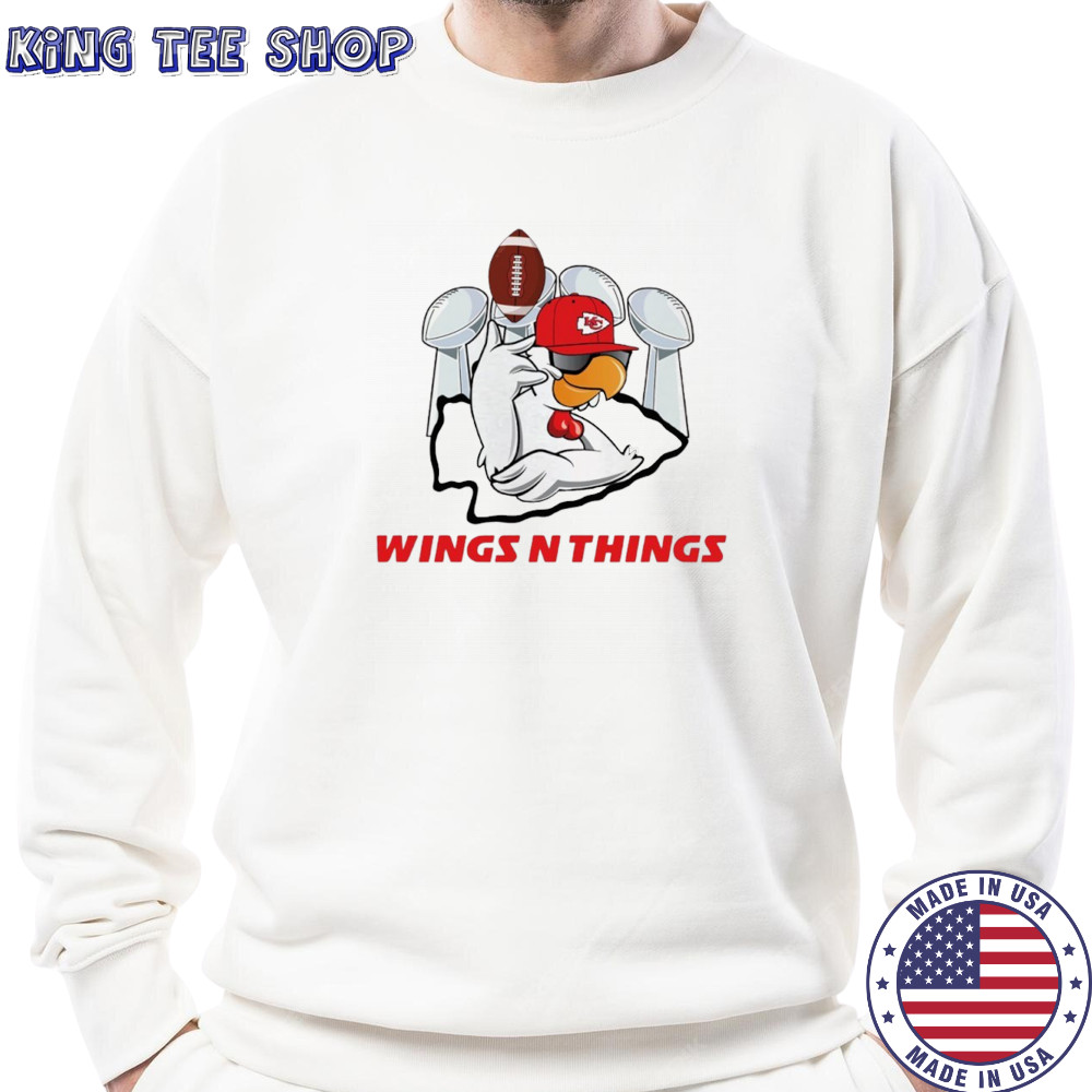 Kansas City Chiefs wings ‘n things NFL super bowl parody logo shirt Sweatshirt