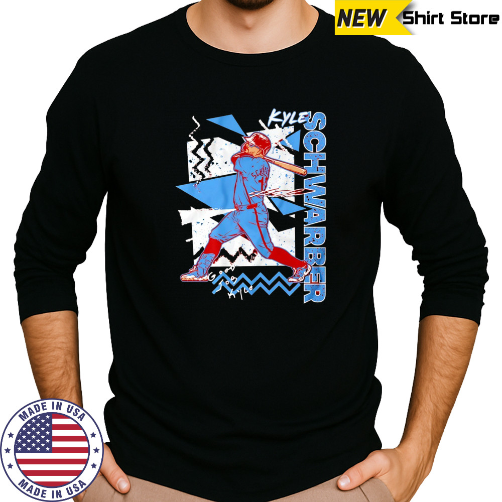 Kyle Schwarber Philadelphia Phillies MLB 90s Style shirt Long Sleeved