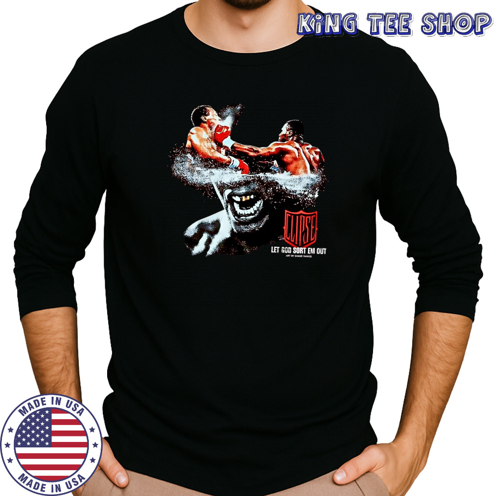 Mike Tyson let god sort em out shirt Long Sleeved