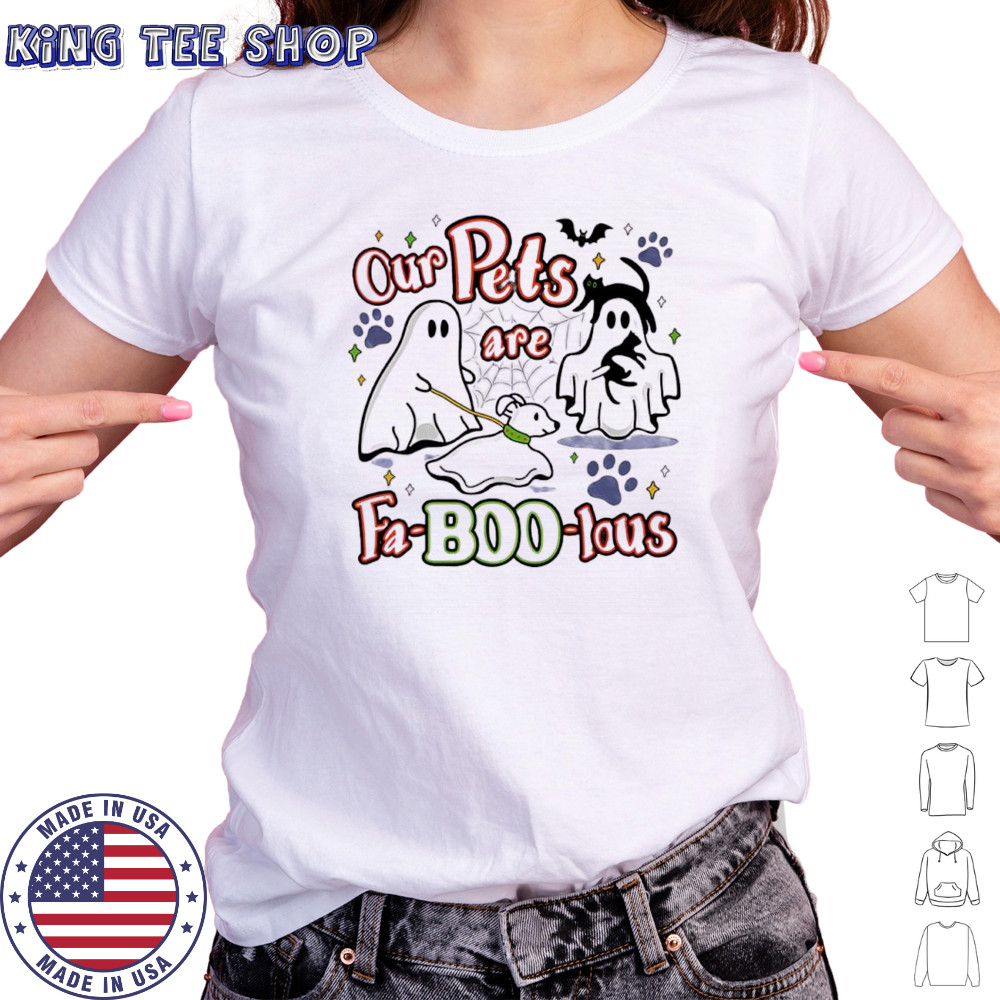 Our Pets are Fa-boo-lous Halloween 2025 shirt Women's T-shirt