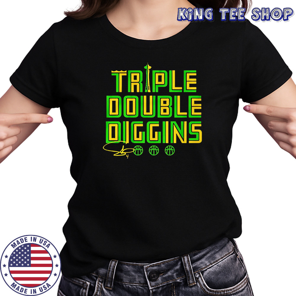 Skylar Diggins Triple Double Diggins Seattle shirt Women's T-shirt