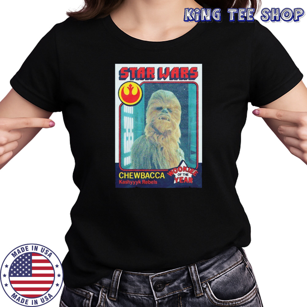 Star Wars Chewbacca wookie of the year card shirt Women's T-shirt