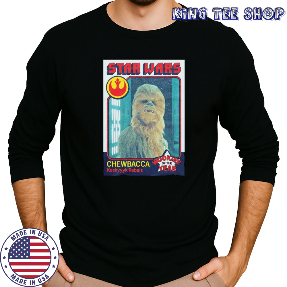 Star Wars Chewbacca wookie of the year card shirt Long Sleeved