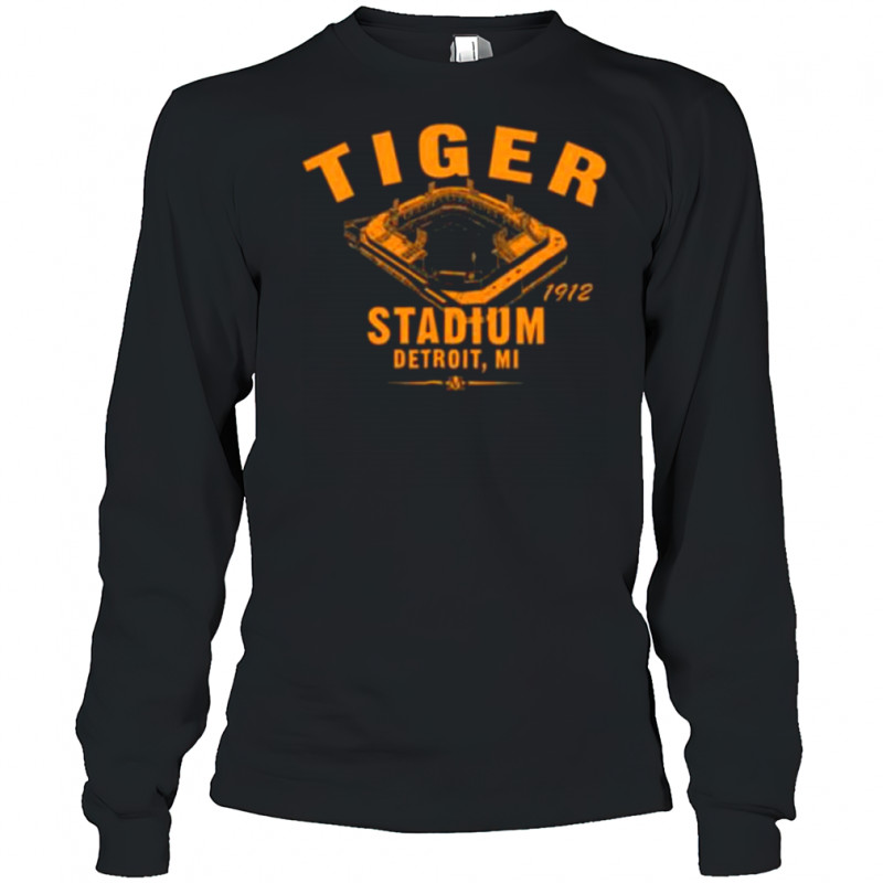 Tiger Stadium 1918 Baseball Classic shirt Long Sleeved