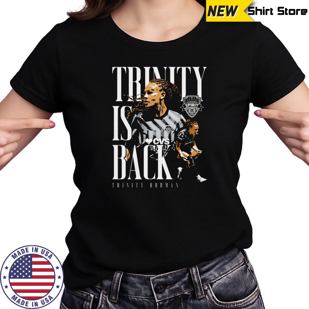 Trinity Rodman Washington Spirit trinity is back graphic shirt Women's T-shirt